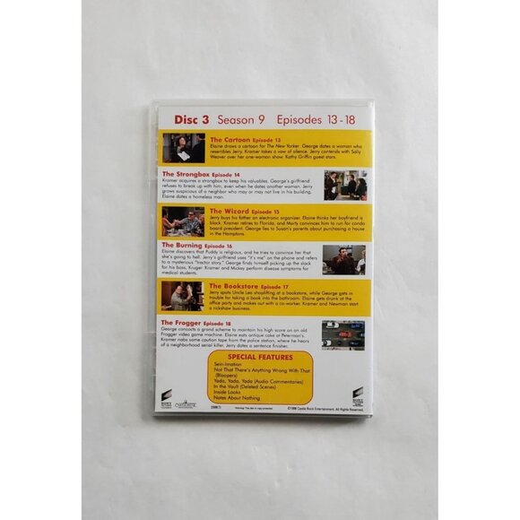 Seinfeld Season 9 Volume 8 DVD 2007 with Slipcover - READ! - Picture 15 of 16